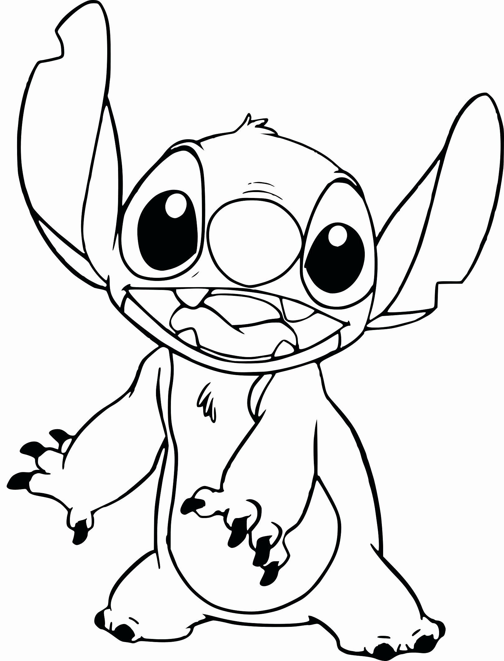 41+ Free Coloring Pages Cute Stich PDF Printable