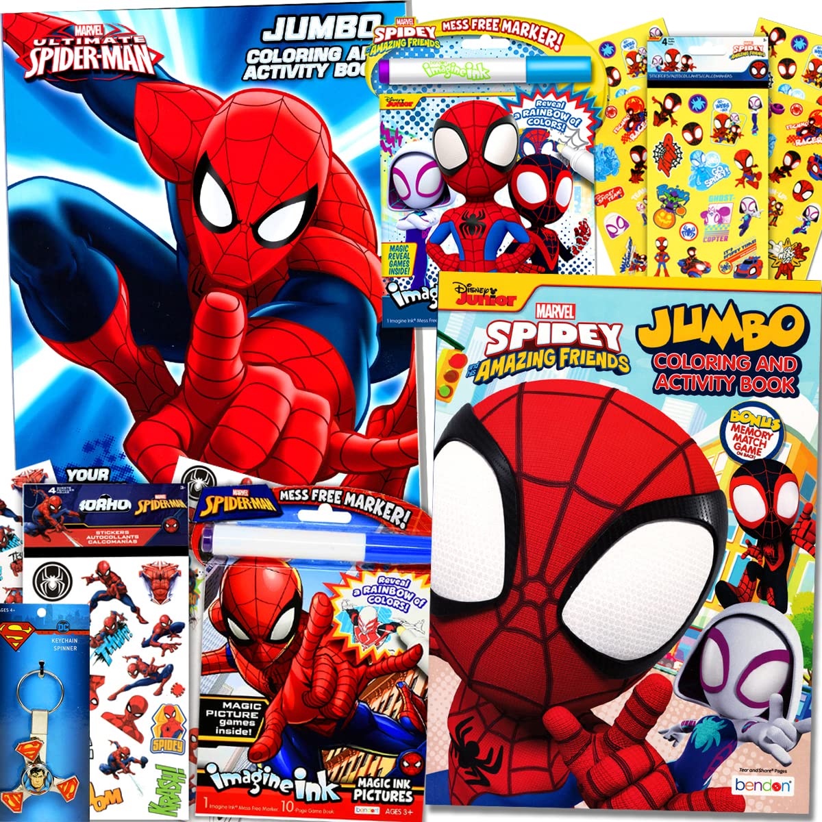 10 Spectacular Spider-Man Coloring Books with Stickers: Unleash Your Inner Web-Slinger