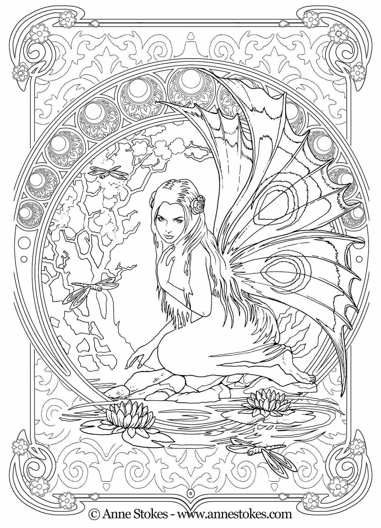 32+ Free Fairy Coloring Pages Sketch