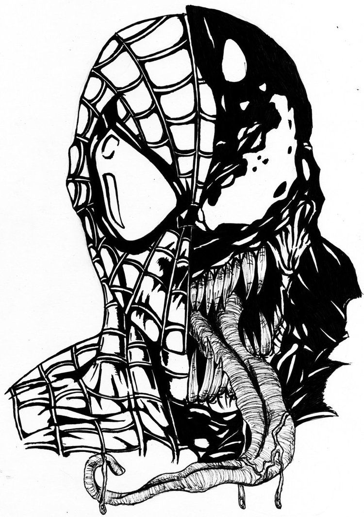 10 Venom Spiderman Coloring Pages Free: Unleash Your Inner Web-Slinger