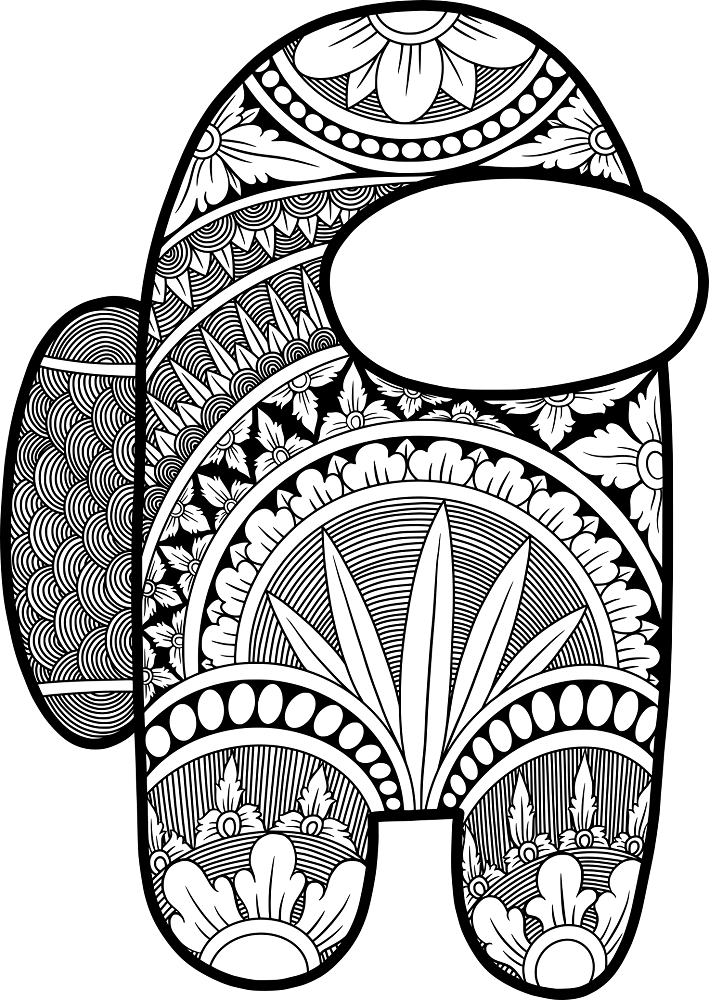 31+ Free Among Us Coloring Pages for Adult