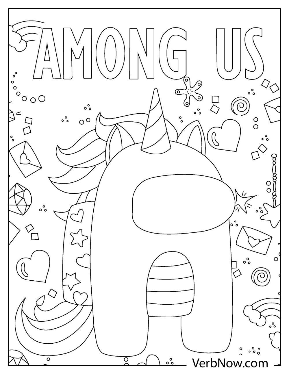 37+ Unique Among Us Coloring Pages Books