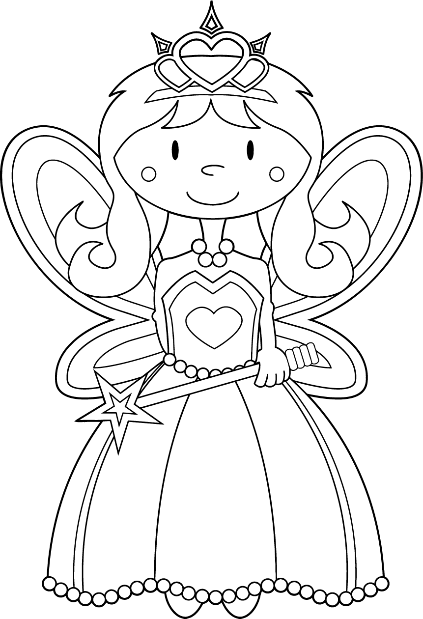 30+ Download Fairy Coloring Pages Colored