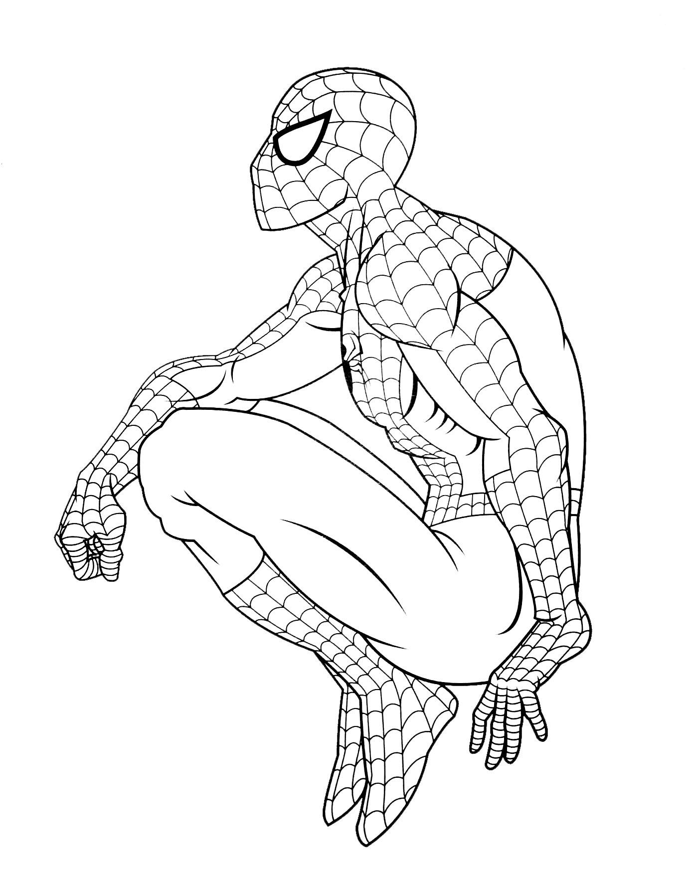 39+ Unique Among Us Spiderman Coloring Pages Line Art