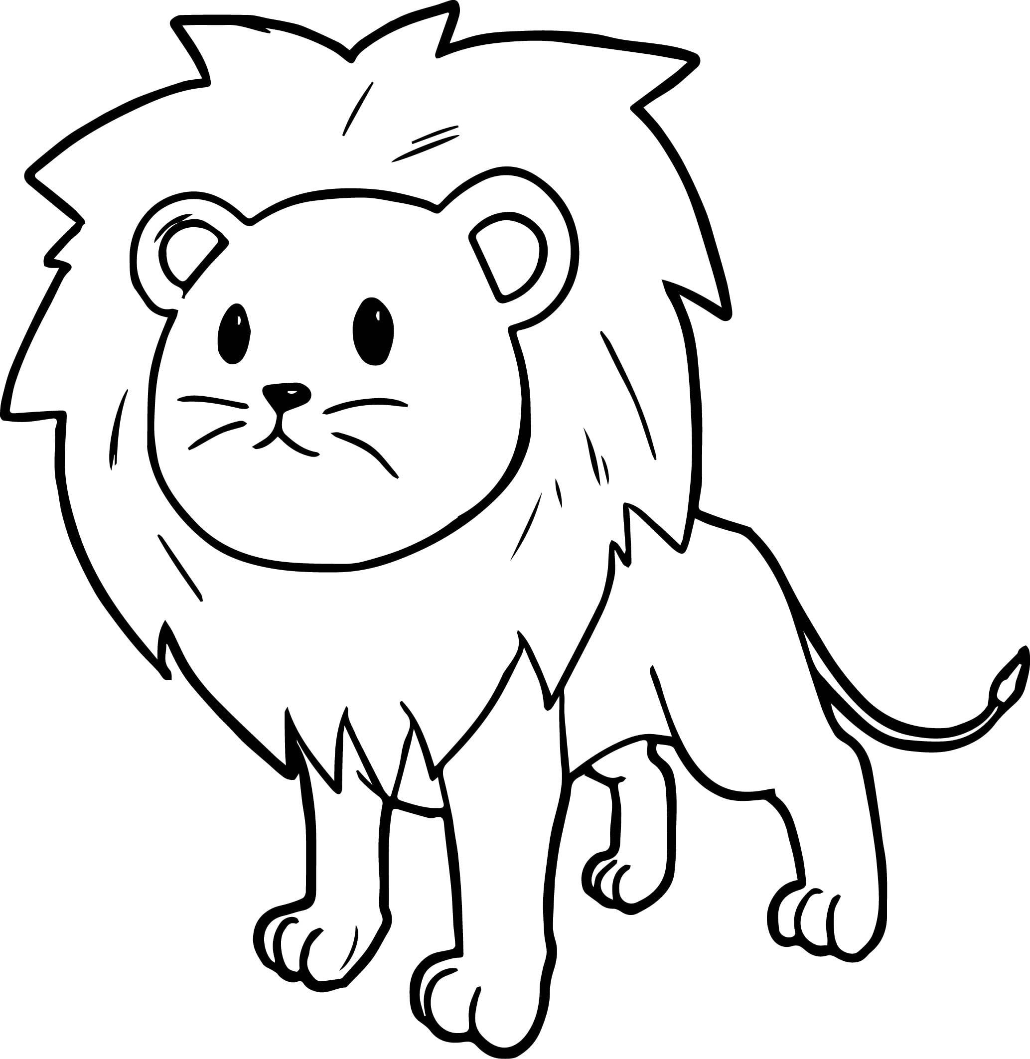 49+ Download Lion Coloring Pages Sketch