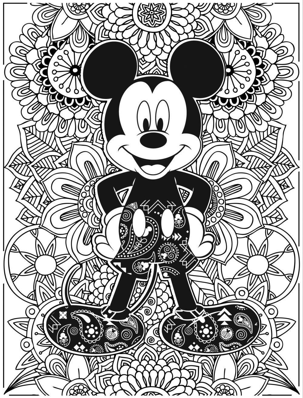 38+ Best of Disney Coloring Pages Free Printable