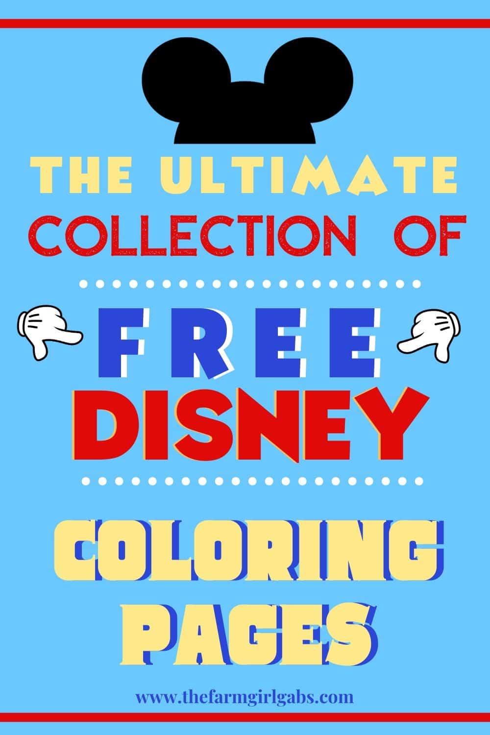 34+ Download Disney Coloring Pages for Kids