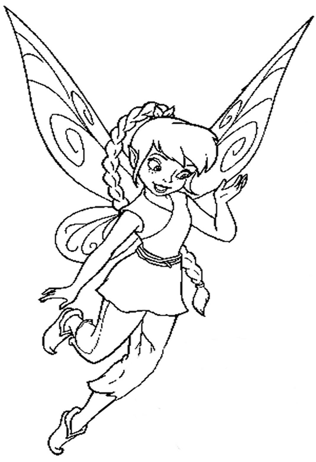 30+ Top Fairy Coloring Pages Colored