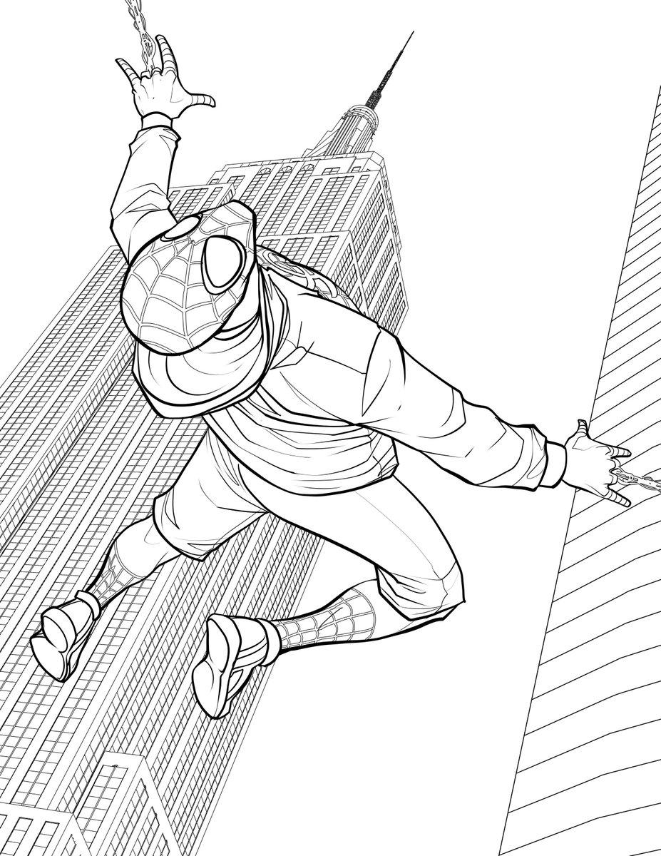 46+ Printable Among Us Spiderman Coloring Pages Colored