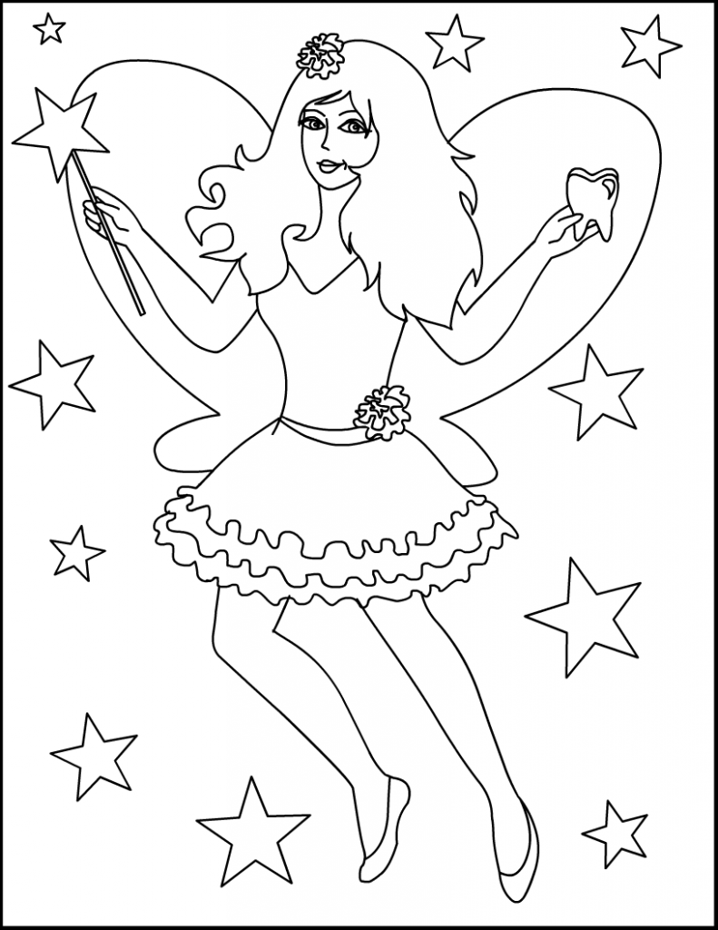 34+ Best of Fairy Coloring Pages for Adult