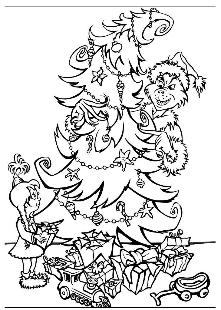 32+ Top Grinch Coloring Pages Line Art