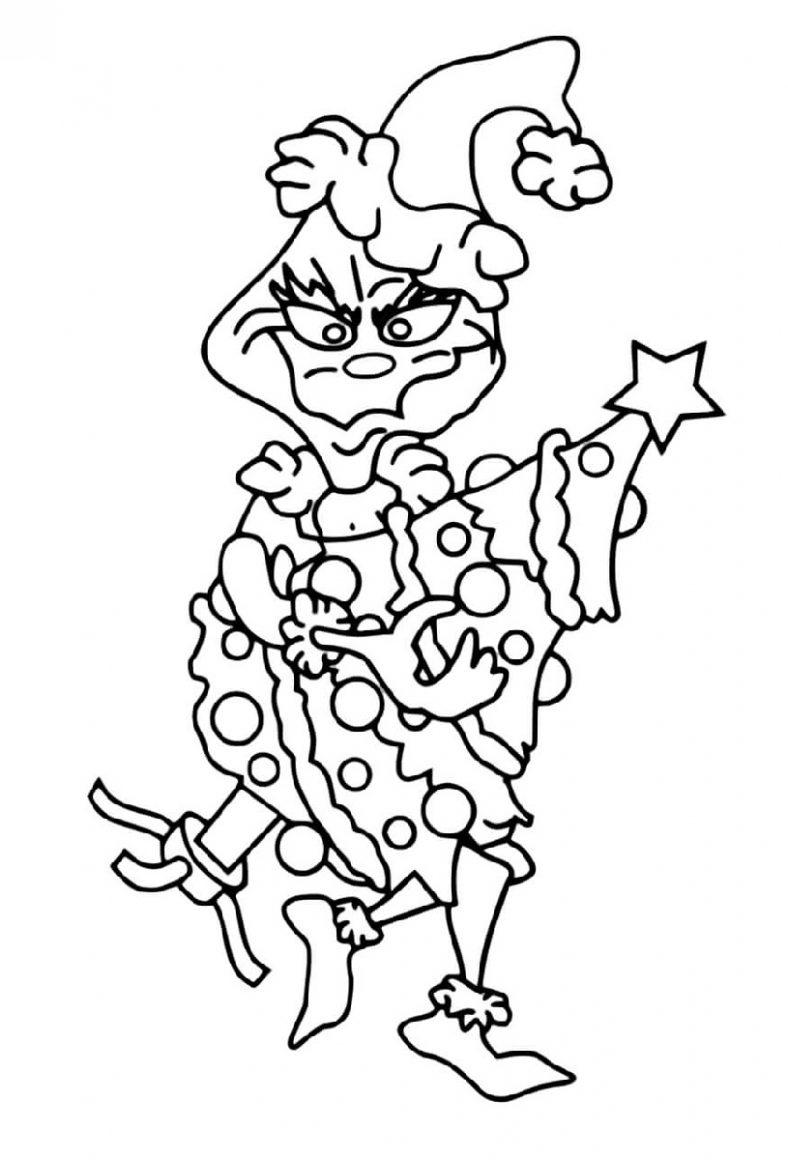 36+ Printable Grinch Coloring Pages Line Art