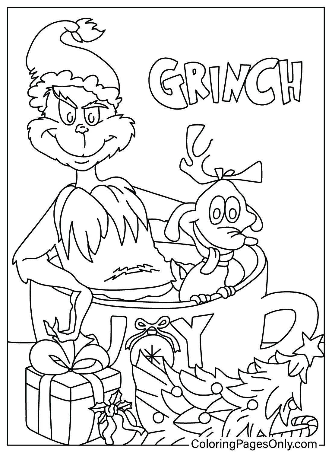 30+ Printable Grinch Coloring Pages Books