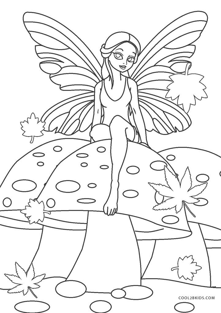 47+ Best of Fairy Coloring Pages for Adult