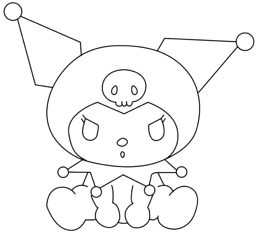 47+ Best of Kuromi Coloring Page Book Pages