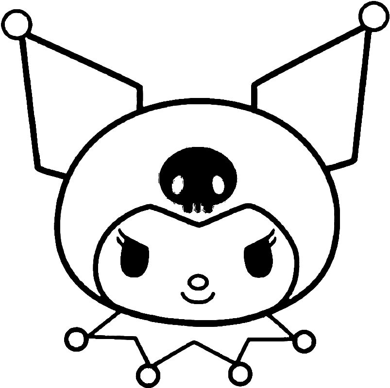 39+ Download Kuromi Coloring Page Line Art