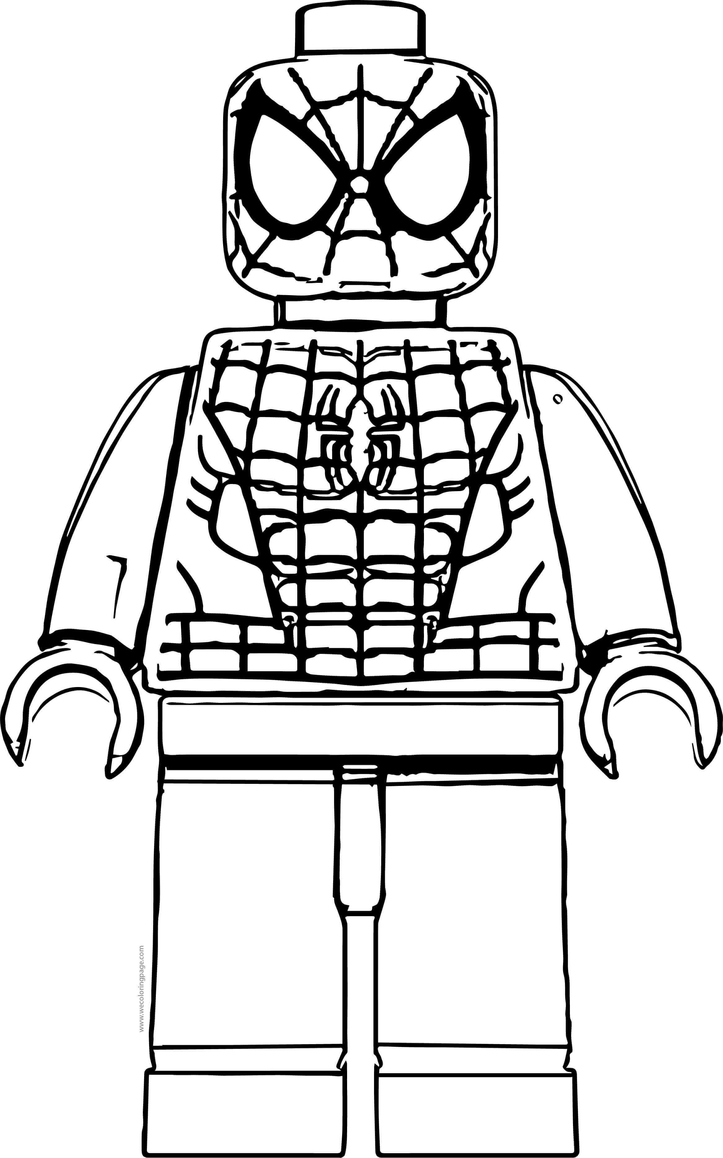 32+ Free Spiderman Coloring Pages Lego for Kids