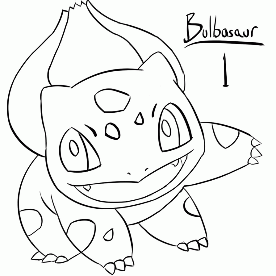 Pokemon Coloring Pages Bulbasaur