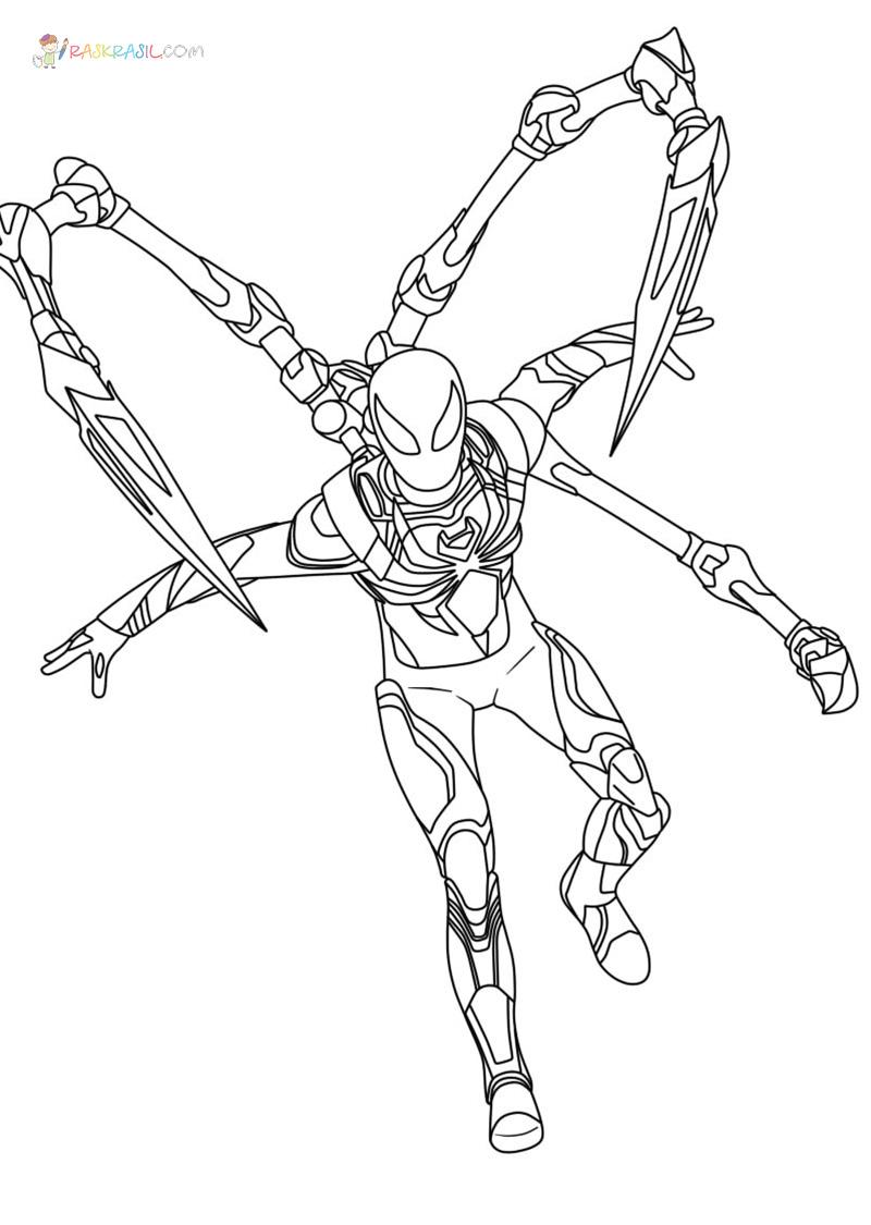 36+ Unique Spiderman And Ironman Coloring Pages Line Art