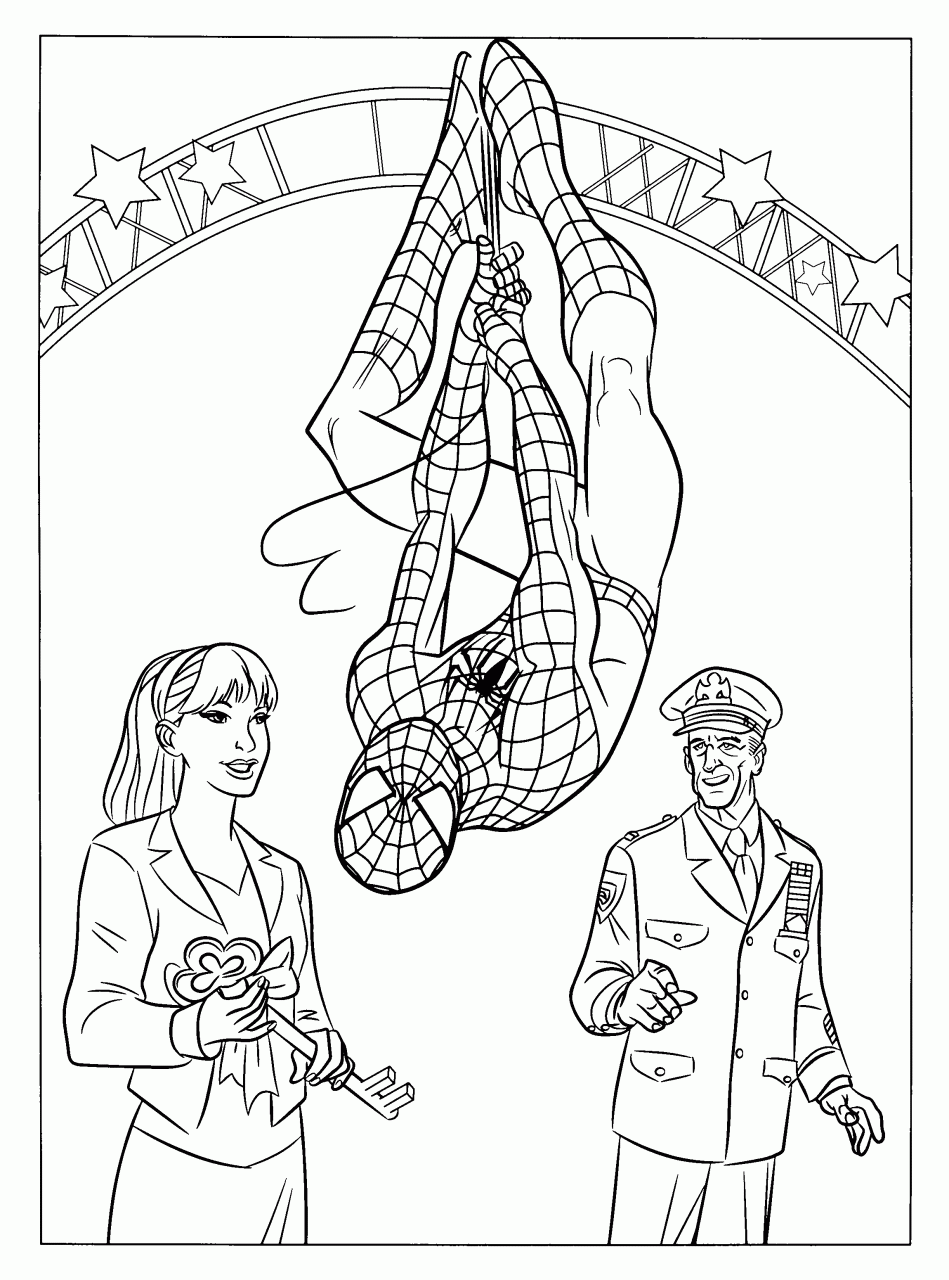 10 Awesome Spider-Man Coloring Book Pages for Kids