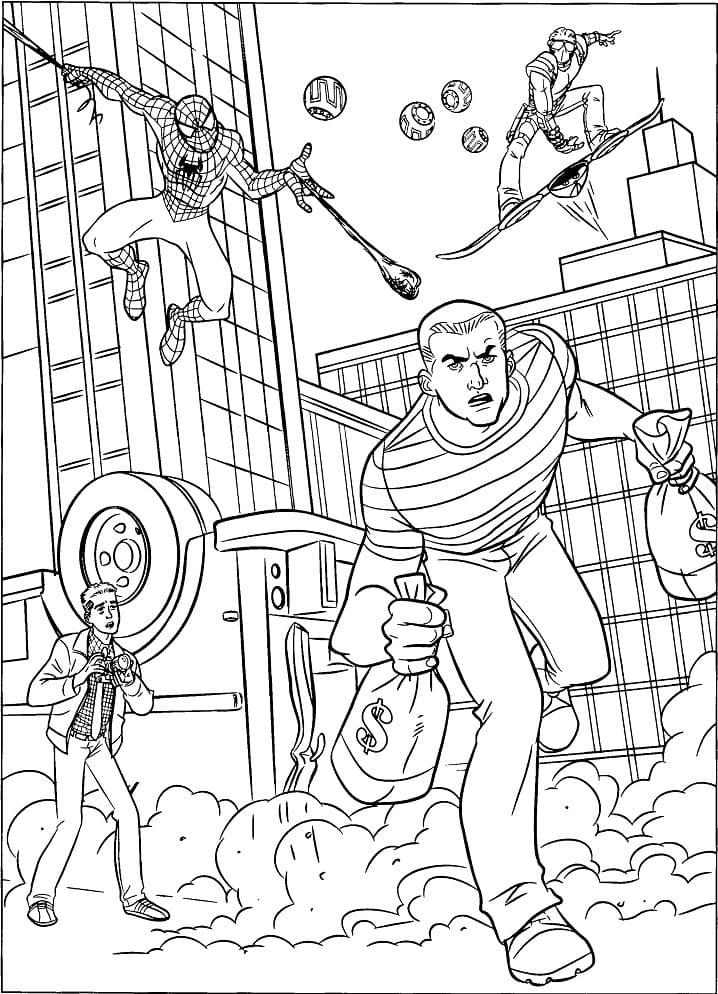 10 Spider-Man vs Villains Coloring Pages to Download