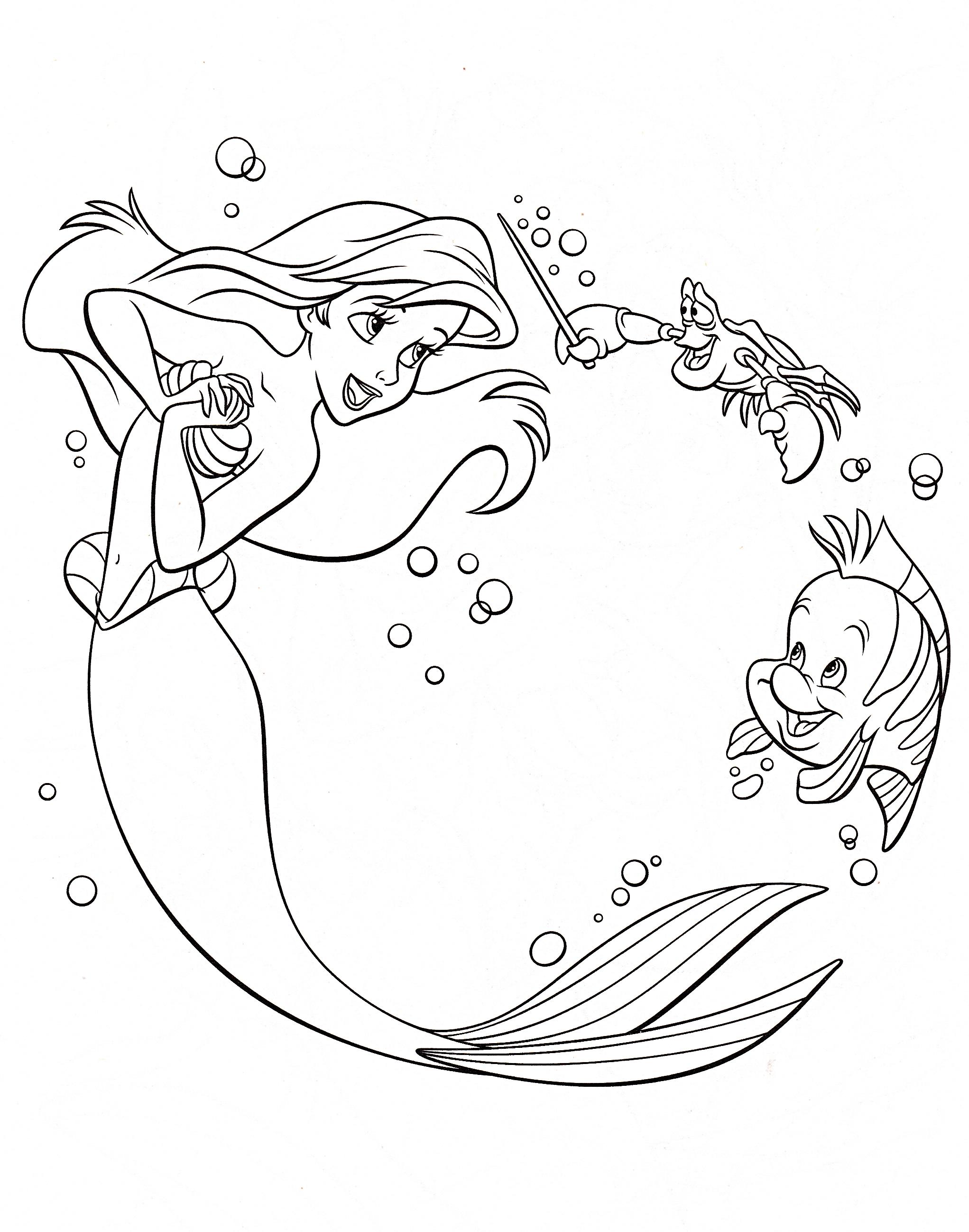 45+ Best of Disney Coloring Pages Colored