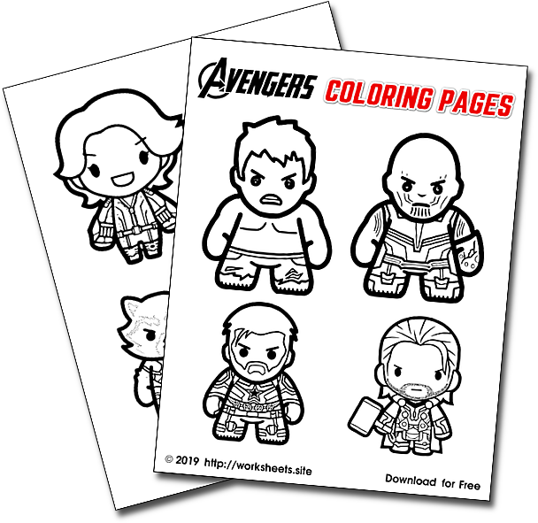 10 Fun Avengers Easter Coloring Pages for Kids