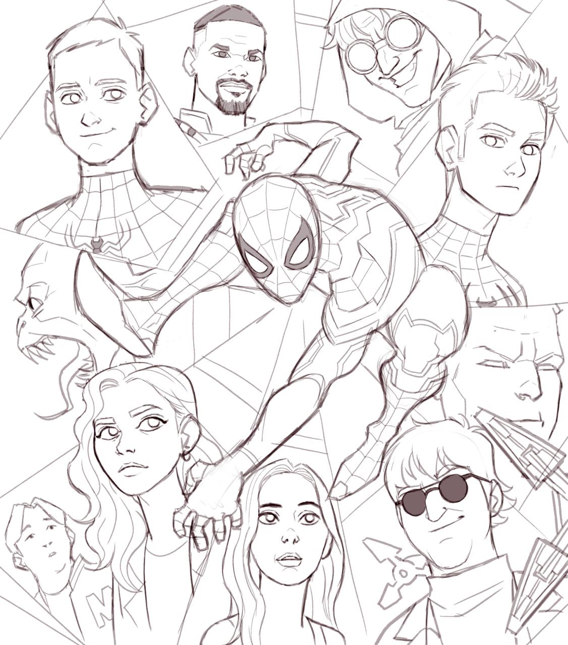 10 Awesome Spider-Man: No Way Home Coloring Pages to Download