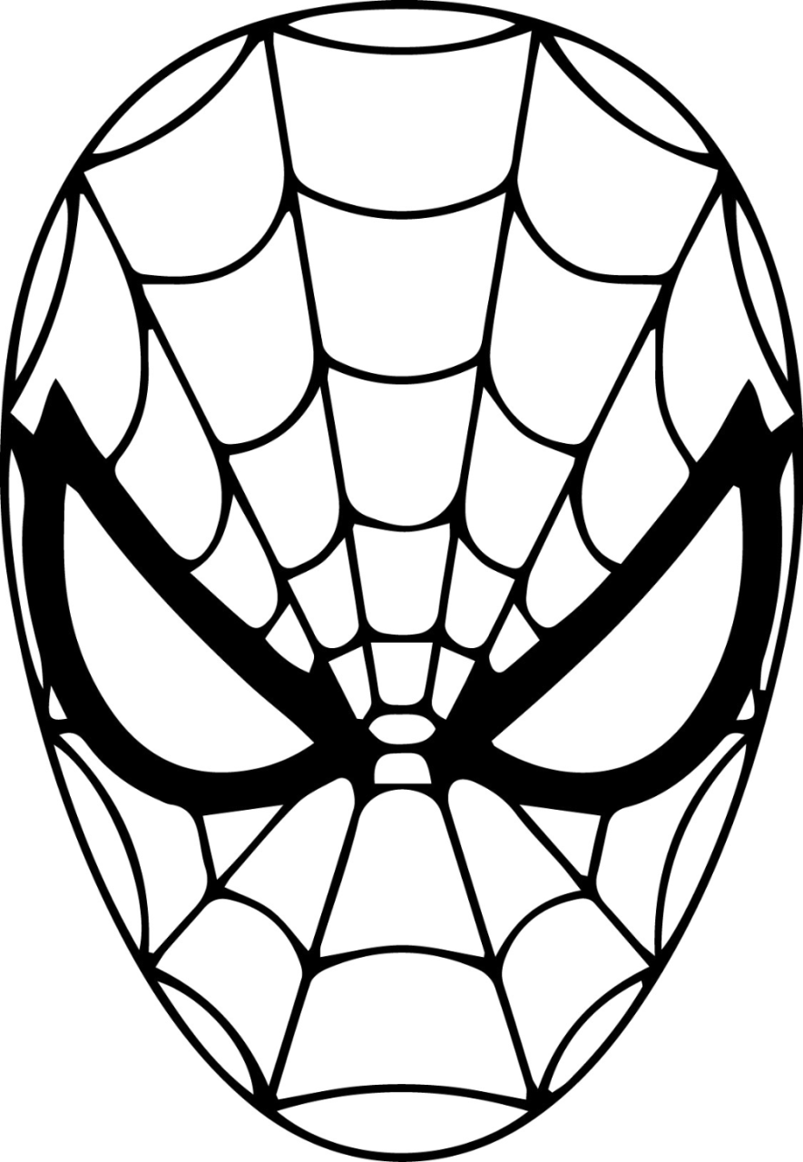 10 Iconic Spiderman Head Coloring Pages for Super Fans