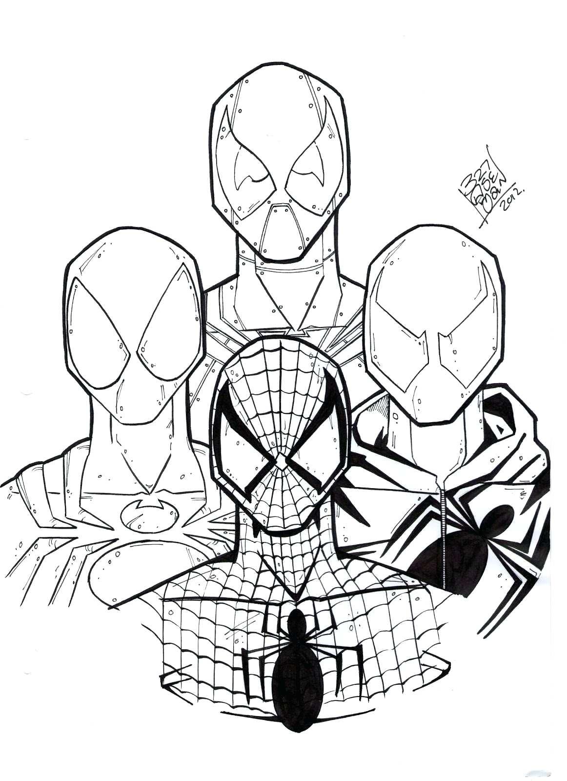 33+ Best of Amazing Spider Man 3 Coloring Pages Sketch