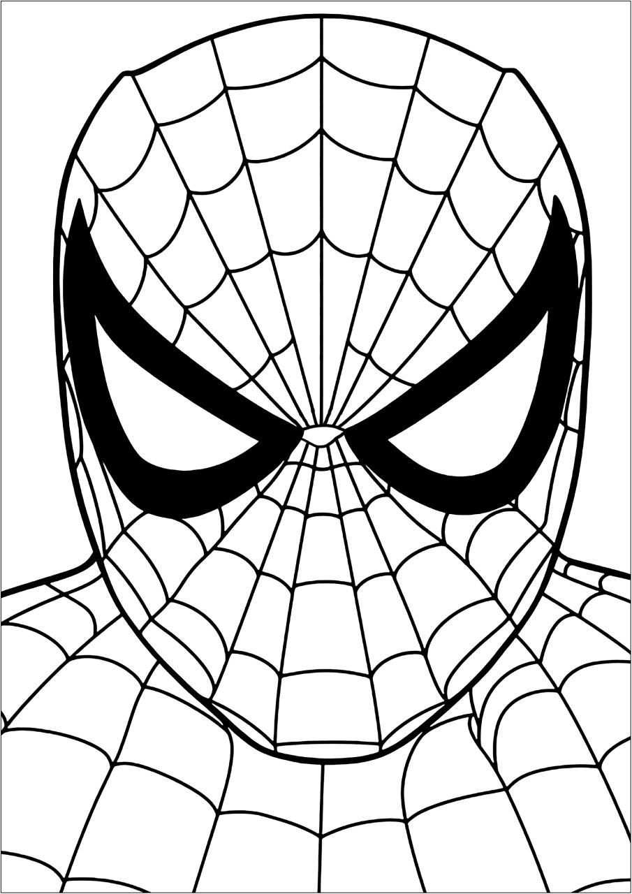 10 Iconic Spider-Man Head Coloring Pages to Download and Unleash Your Creativity