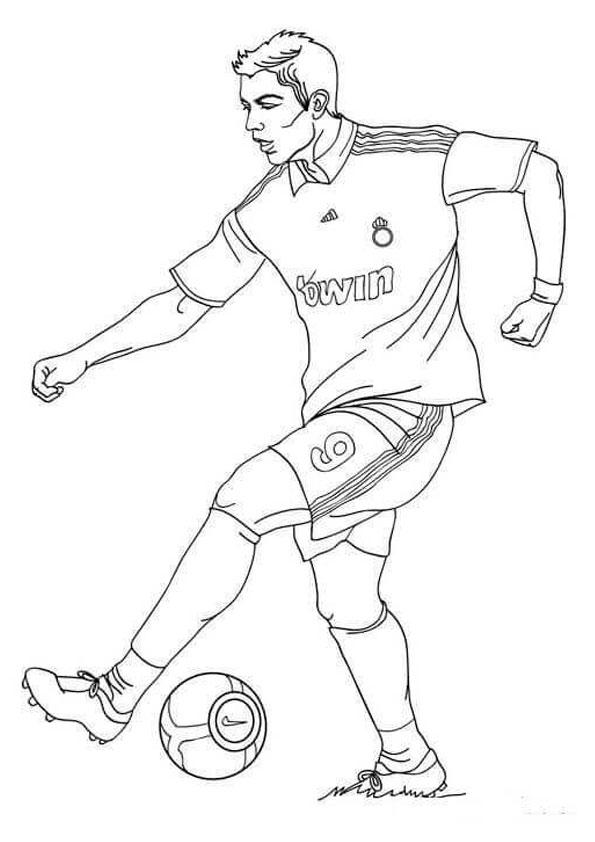 33+ Colorful Ronaldo Coloring Pages and Drawing