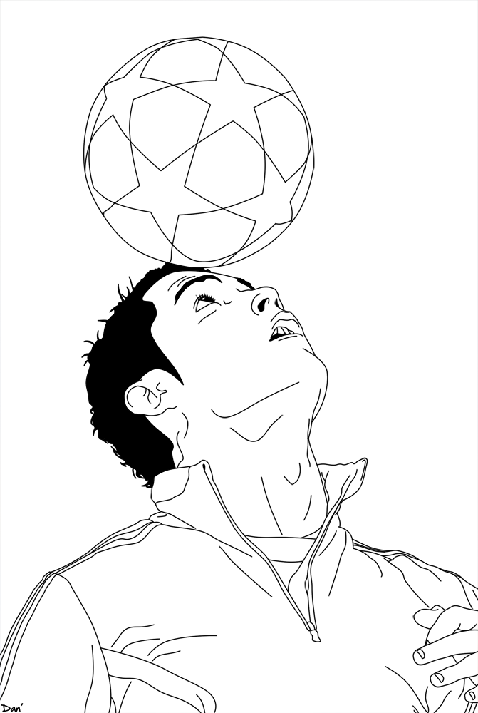 42+ Free Ronaldo Coloring Pages Printable Sheets