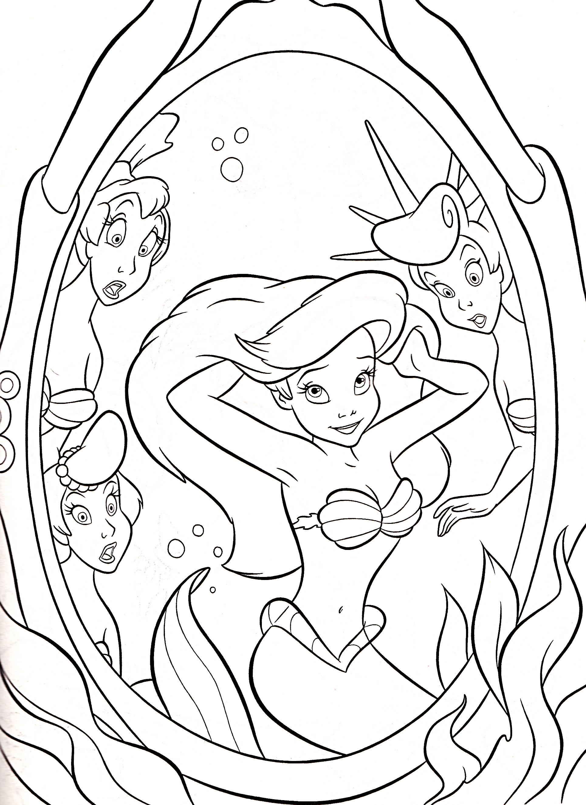 47+ Download Disney Coloring Pages PDF Printable