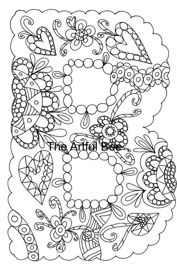 42+ Free Doodle Alphabet Coloring Pages Book Pages