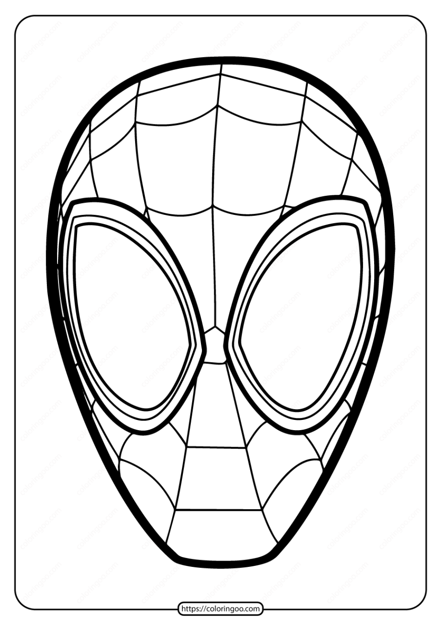 10 Spiderman Coloring Masks to Unleash Your Inner Web-Slinger