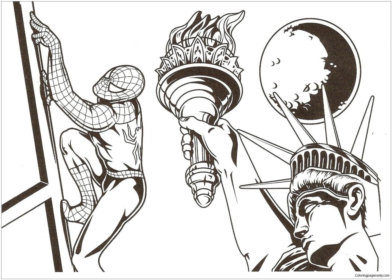 10 Captivating Spiderman Coloring Books for Adults: Unleash Your Artistic Spidey Senses