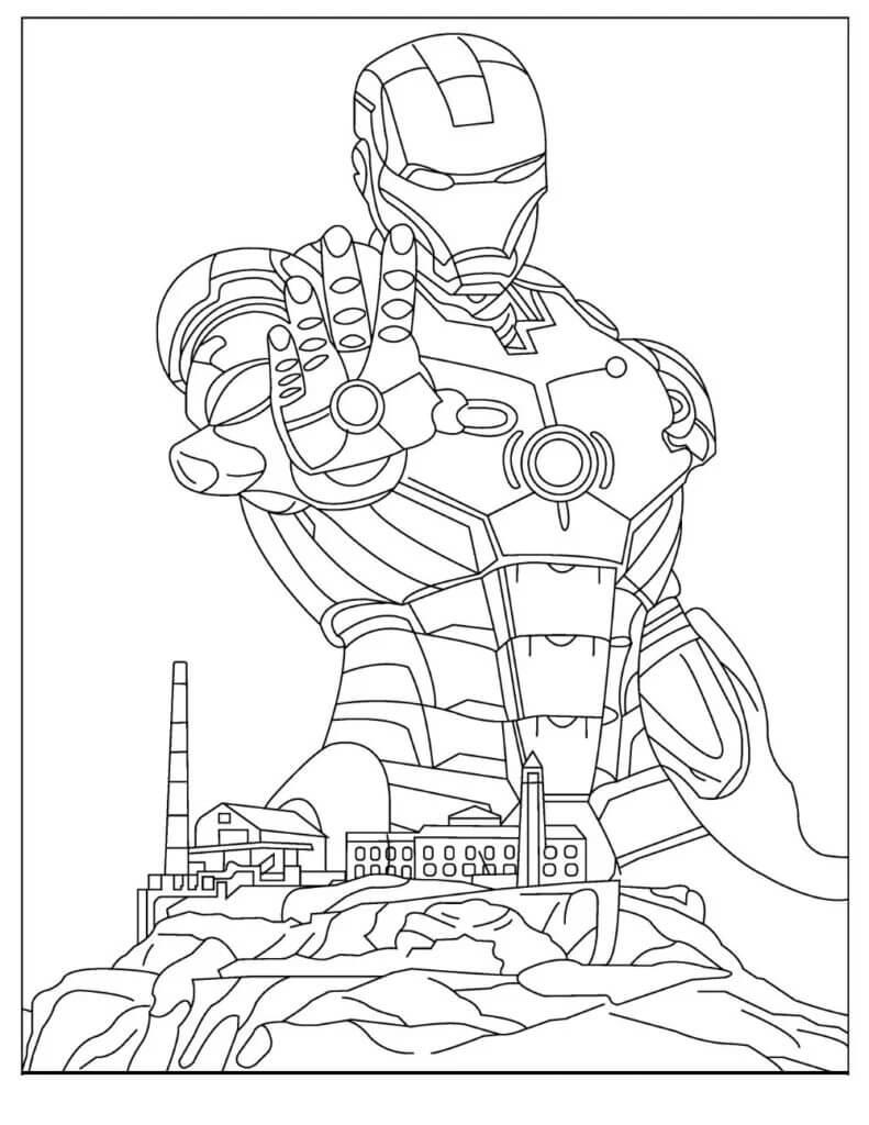 47+ Free Spiderman And Ironman Coloring Pages Line Art