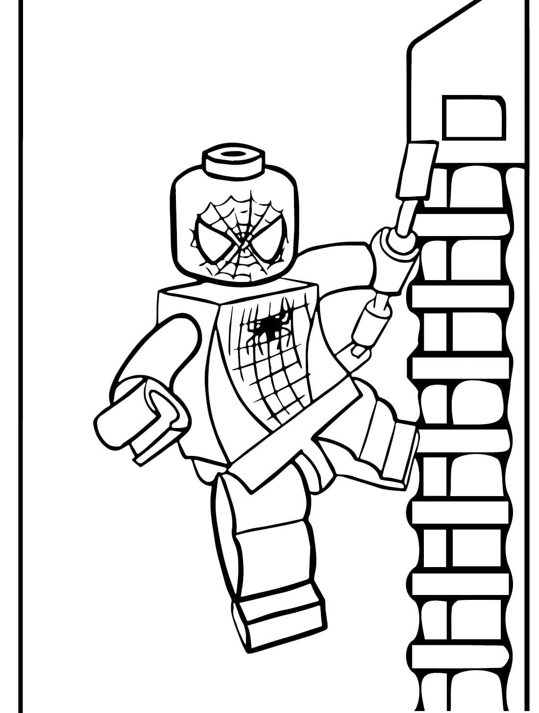 35+ Unique Spiderman Coloring Pages Lego Free Printable