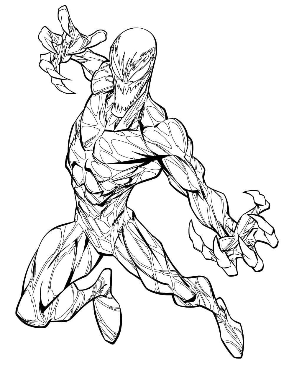 10 Marvel Carnage Coloring Pages for Fans: Unleash Your Artistic Prowess