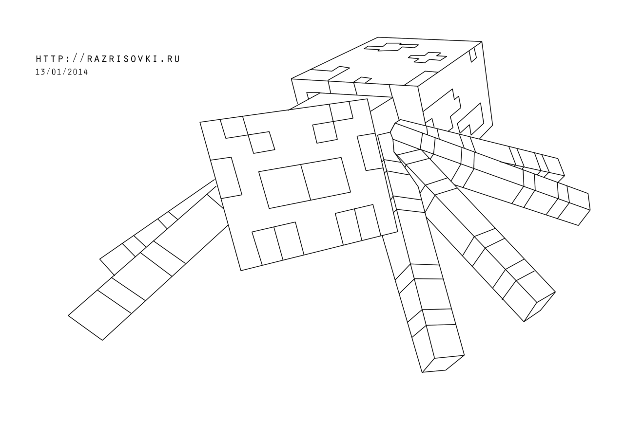 10 Minecraft Spiderman Coloring Pages: Unleash Your Artistic Web-Slinging Skills