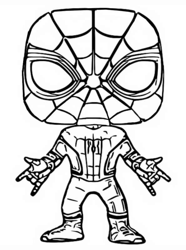 10 Cool Spider-Man Funko POP Coloring Pages for Collectors