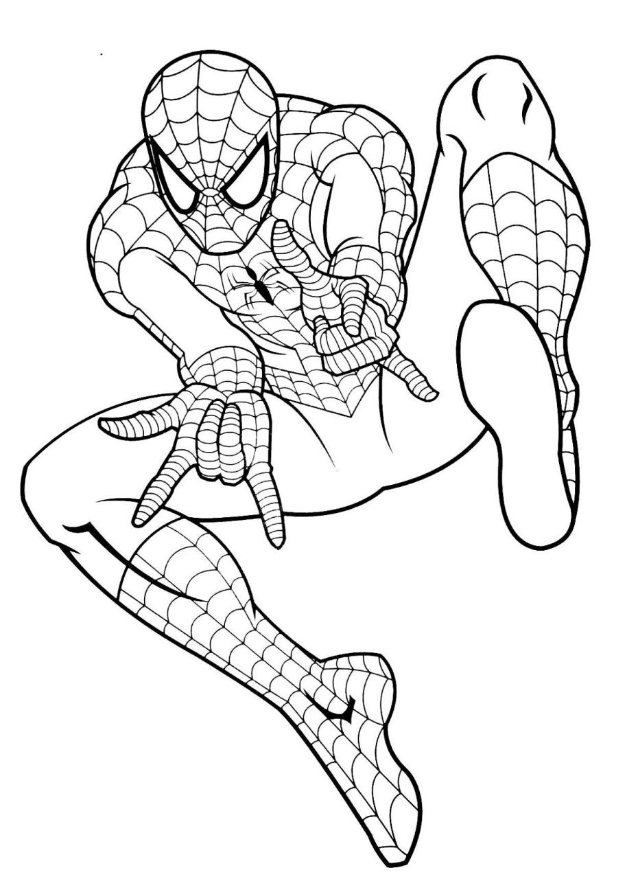 10 Printable Spiderman Coloring Pages for Kids of All Ages