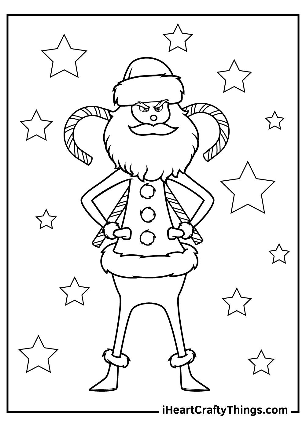 49+ Best of Grinch Coloring Pages for Kids