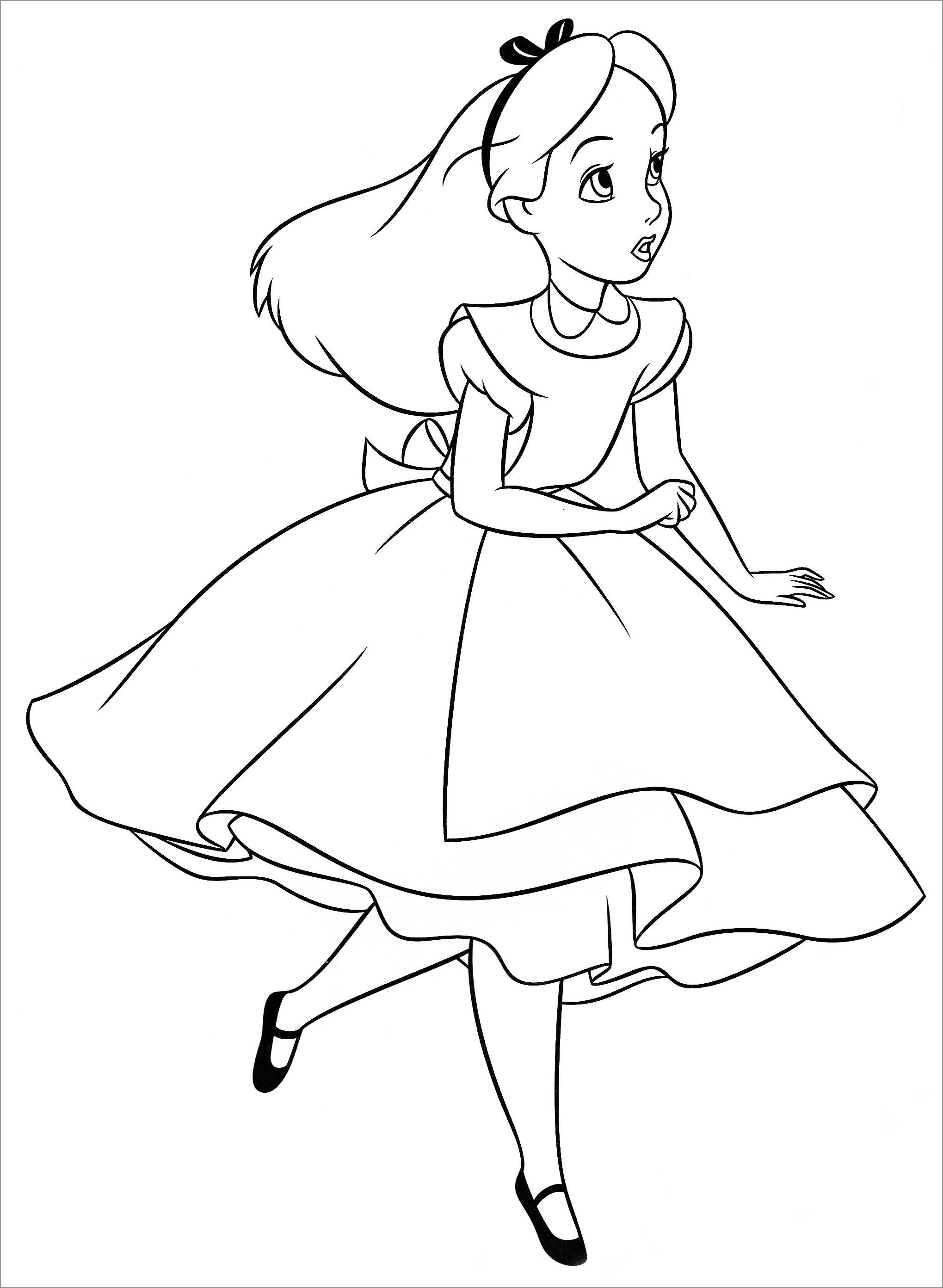 46+ Download Disney Coloring Pages Colored