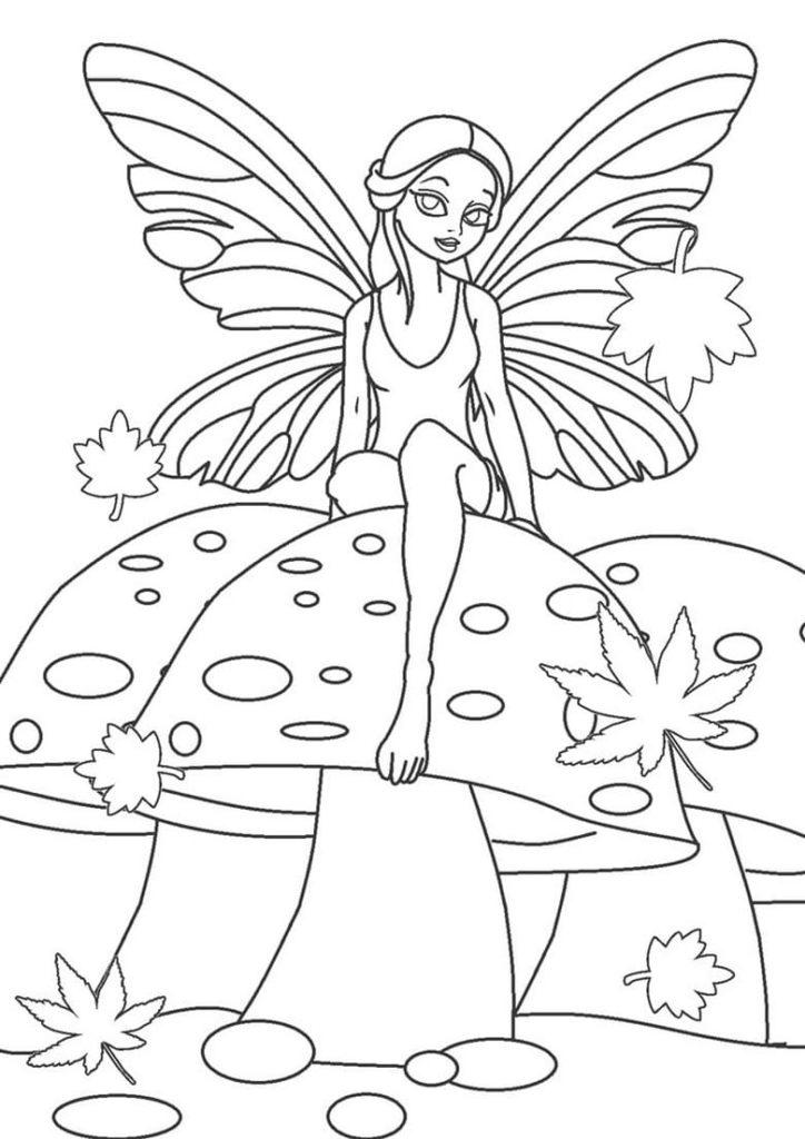 46+ Printable Fairy Coloring Pages Book Pages