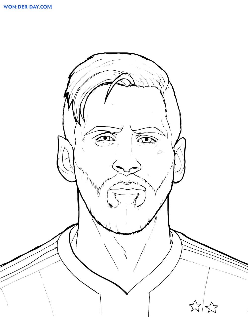 32+ Download Messi Coloring Pages Sheets Printables