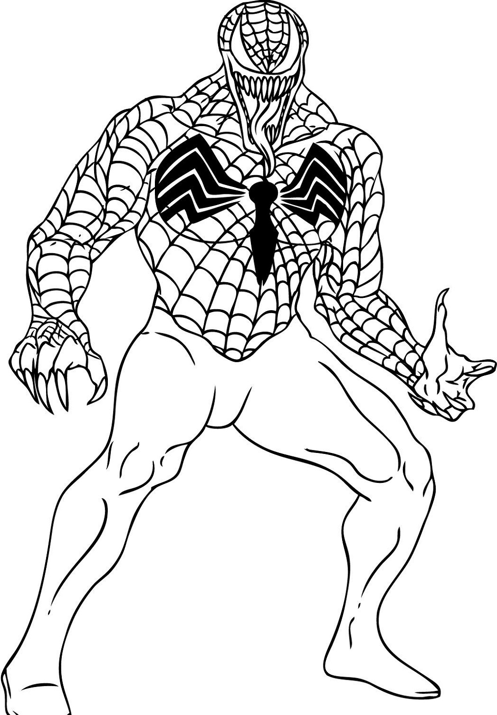 10 Spiderman Coloring Pages Free Printable For Kids Free 5