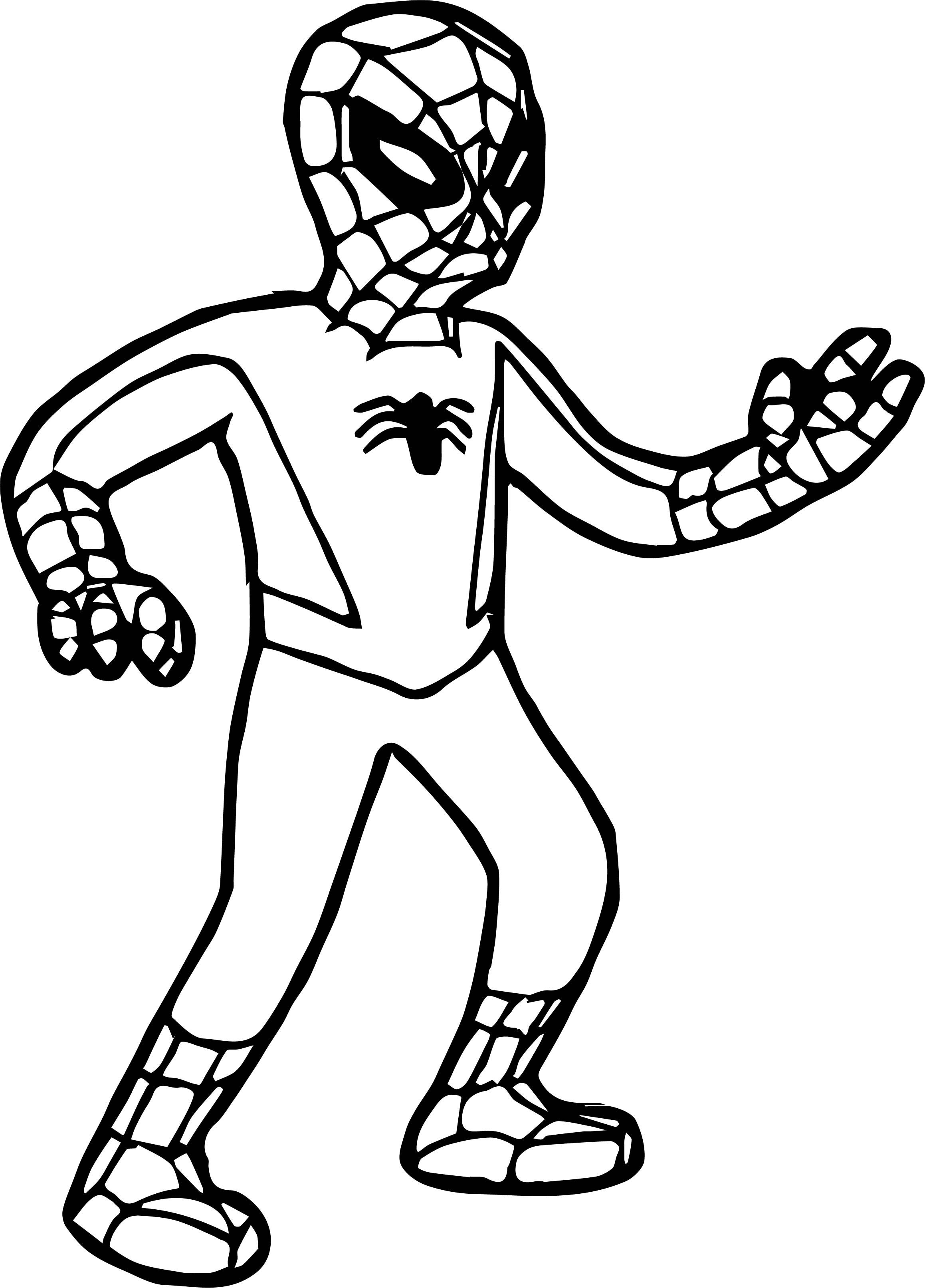 10 Spiderman Coloring Pages Free Printable For Kids Free 6