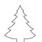 15 Christmas Tree Coloring Pages for Kids Printable 1